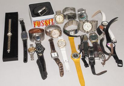 null Lot de montres bracelet homme/femme état divers