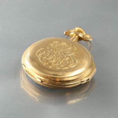 null L. CHAVIN

Montre de gousset en or 18K (750). Boîtier sur charnière, cuvette...