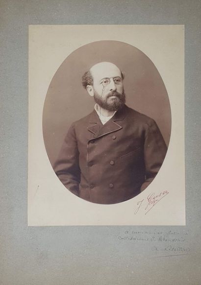 null Photographie. J. GEISER (attribué Jean Théophile Geiser 1848-1923). Portrait...