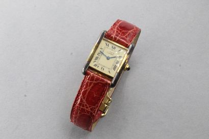 CARTIER (Must of) 
Ladies' wristwatch, rectangular...