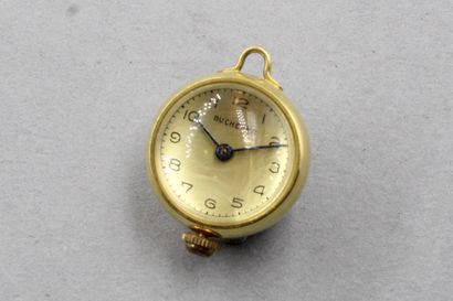 null Pendant watch ball, spherical case in metal dial with

gilded bottom.

Dial...