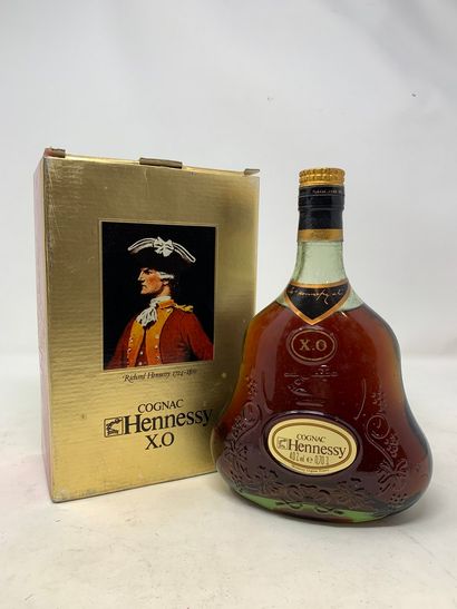 null 1 bottle COGNAC "XO", Hennessy (old period, LB, in case)