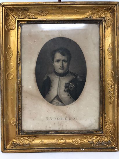 null Napoleon, engraving by ap. Alexandre Tardieu. In a 19th century frame (missing...