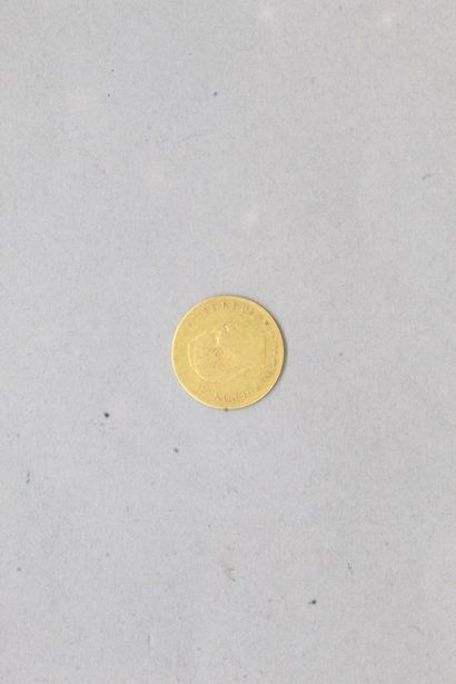 null Pièce en or de 10 Francs Napoléon III tête nue 1857 A.

Poids : 3.22 g.