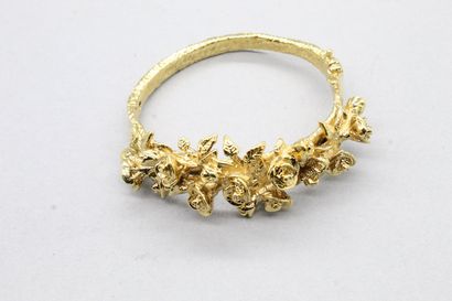 null Michel AUDIARD (1951- )

Bracelet articulé en bronze à cire perdue doré à décor...