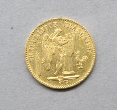 null Pièce en or de 20 francs Génie IIème République 1848 A.





A : atelier Paris.

TB...