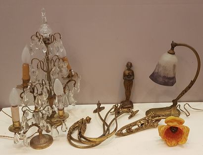 null Handle of embras and multiple pairs of sconces