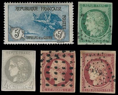 FRANCE Collection de France présentée en 2 volumes des origines à 1964, Poste, P.A.,...