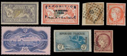 FRANCE Collection présentée en album LUNCHTTURM des origines à 1959 Poste, P.A.,...