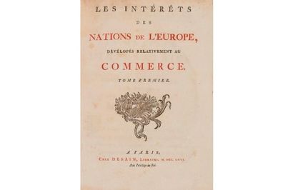 null ACCARIAS DE SÉRIONNE (Jacques)]. Les Intérêts des nations de l’Europe, dévelopés...