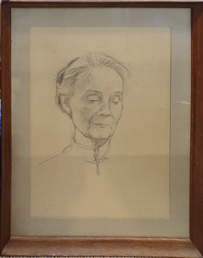 null MACAVOY Edouard Georges (1905-1991)

Portrait de Marie Daum, 1953

crayon sur...