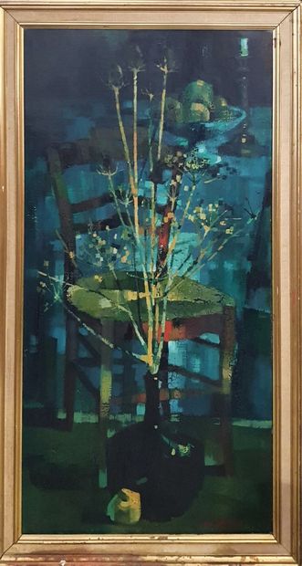 null DEPRÉ Marcel (1919-1990)

Bouquet and chair, 

Oil on canvas signed lower right,...