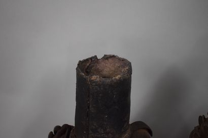 null Lot de deux bronzes du royaume de Bénin (Nigéria) 

Copies tardives recouvertes...