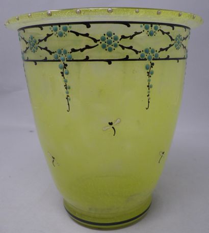 GOUPY Marcel (1886-1954)

Vase in yellow/green...