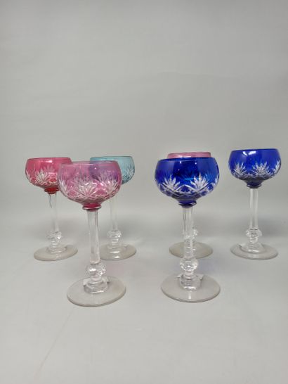 
SAINT LOUIS

Set of 6 crystal glasses cut...