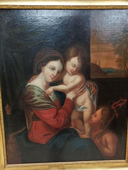 null 
MIGNARD Pierre (D'après)					

1612 - 1695



Vierge à l'Enfant avec le petit...