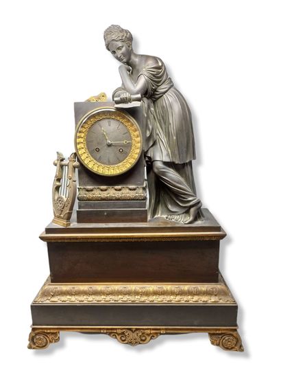 
Regula clock decorated with an allegory...