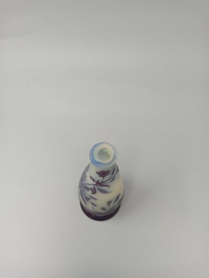 null GALLÉ (Dans le goût de)

Vase de forme fuselée élevée sur piédouche débordant

Épreuve...