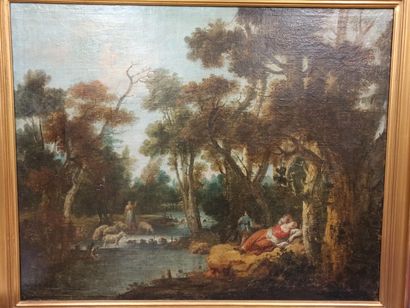 null FRENCH SCHOOL Second half of the 18th century



Pastoral scene in an undergrowth...