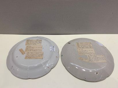 null Two Aprey plates 18th century