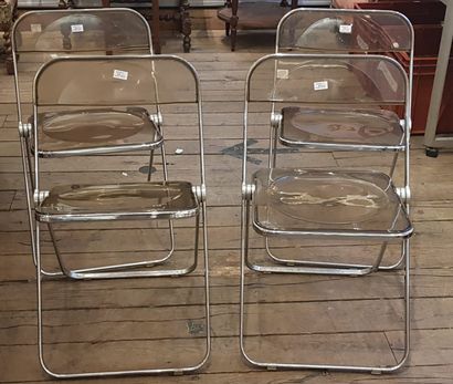 null Piretti GIANCARLO - Designer Castelli

Suite de 4 chaises pliantes modèle créé...