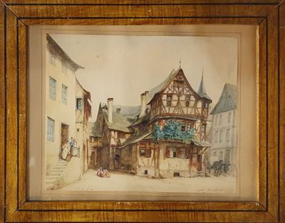 null MENNESSIER Auguste (1803-1890)

Bacharach, Germany, 1892

Watercolor, signed...