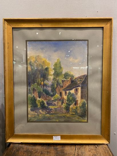 null L. DUMONT (XXth)

Landscape of erme, 

Watercolor on paper signed in the lower...