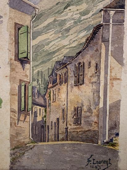 null LAURENT F (XIX-XX)





Rue de village en Montagne, 1883

aquarelle sur papier...