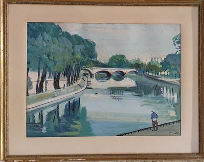null DEL DEVEZ Jean (1909-1983)

Banks of the Seine - The bridge 

pair of gouache...