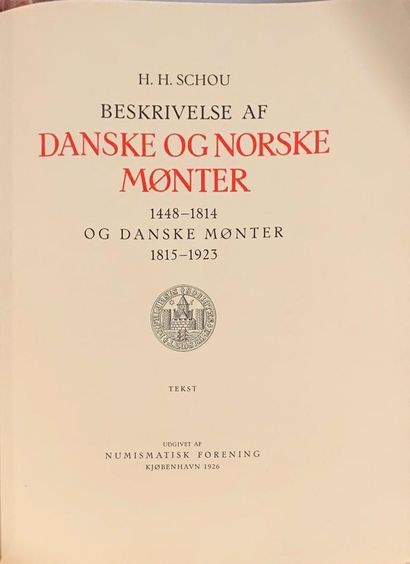 null Ouvrage numismatique "Les monnaies du Danemark et de Norvège 1448-1923" écrit...