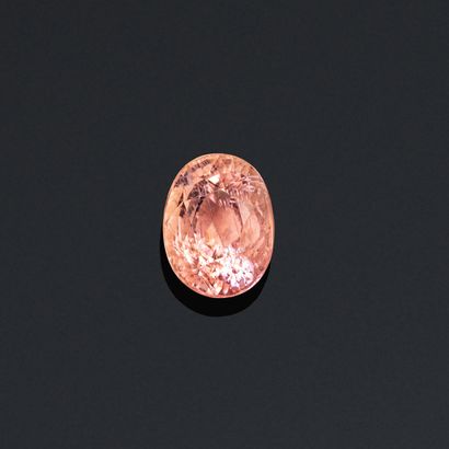 null Oval pink tourmaline on paper.

Accompanied by an AIG certificate.

Weight :...