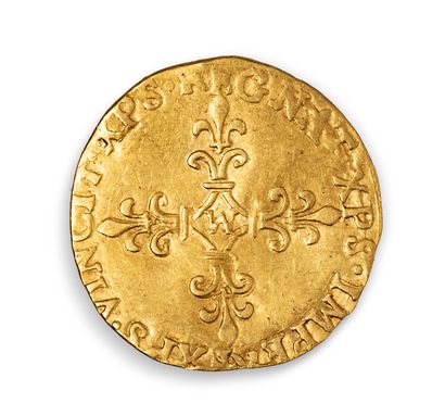 null CHARLES IX (1560 - 1574)

Gold Ecu 1569 Toulouse. 

Variety of reverse legend...