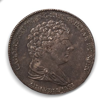 null SUÈDE - CHARLES XIV

Riksdaler en argent 1821 commémoratif du tricentenaire...