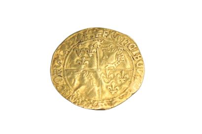null FRANÇOIS 1er (1515-1547)

Gold Ecu not saté with the sun of Dauphiné. Rose :...
