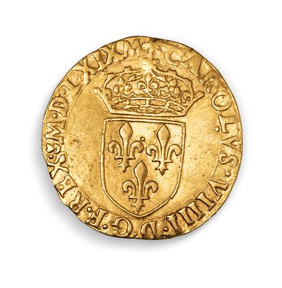 CHARLES IX (1560 - 1574) 
Gold Ecu 1569 Toulouse....