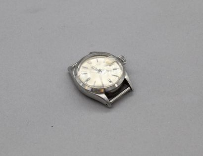 null ROLEX

Date 

Ref. 6519

No. 1103298

Ladies' watch in steel (bracelet missing)....