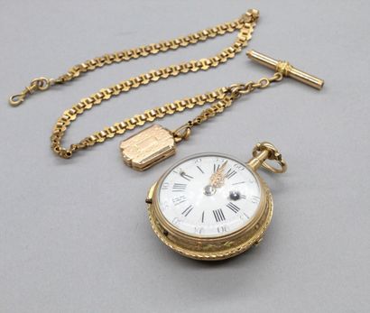 null MIGAUD PARIS

Watch three colors of gold with ringing. Hinged case, decorated...