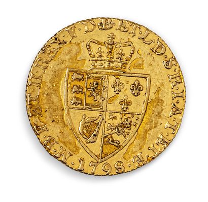 null GREAT BRITAIN - GEORGE III 

Golden Guinea 1798. 

Fr.: 356. 

TTB. 

Weight...