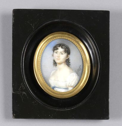 null FRENCH SCHOOL First Quarter of the 19th Century 



Portrait of a young woman...