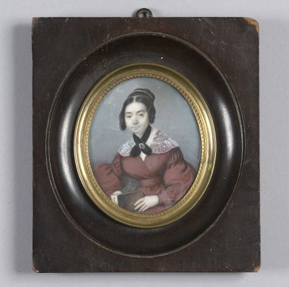 null FRENCH SCHOOL First half of the 19th century



Portrait of a woman with a book...