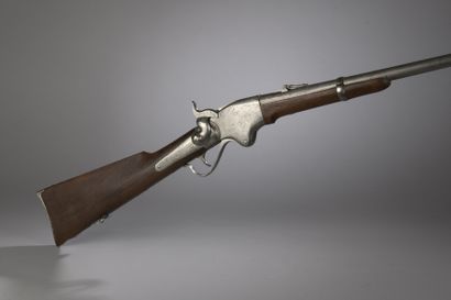 null Lever action rifle SPENCER Model 1860. Cal 44.40.

Good mechanical condition...