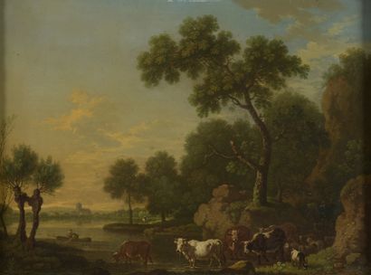 null HIRT Friedrich Wilhem

Frankfurt 1721 - id. ; 1772



1 - Herd at the river...