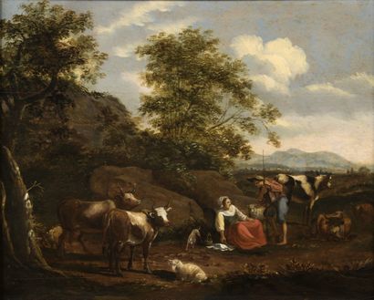 null BENT Jan van der (Attributed to)

Amsterdam 1650 - 1690



Shepherds and village...
