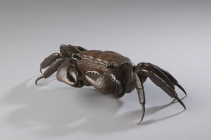 null JAPON - Epoque MEIJI (1868 - 1912)

Crabe en bronze à patine brune, grandeur...