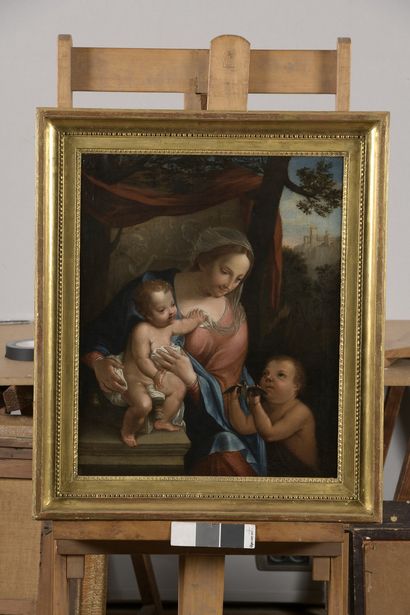 null FRENCH SCHOOL Middle of the 17th century



The Virgin and Child with the little...