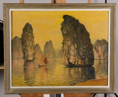 null NGUYEN Mai Thu, XXe siècle

Jonque dans la baie de Ha Long

huile sur toile...