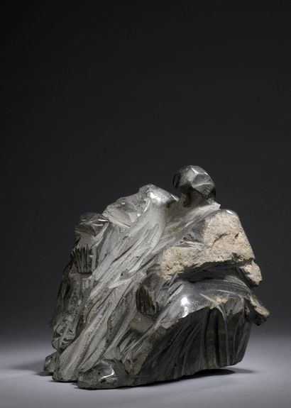 null MONFLEUR Denis, born in 1962

Seated II, 2012

sculpture in basalt organ, monogram...