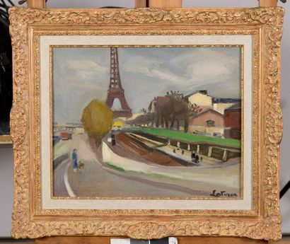 null LOTIRON Robert, 1886-1966

Paris, les quais et la tour Eiffel

huile sur toile...