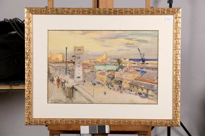 null VILLON Eugène, 1879-1951

The port of Algiers, morning effect, 1942

watercolor...