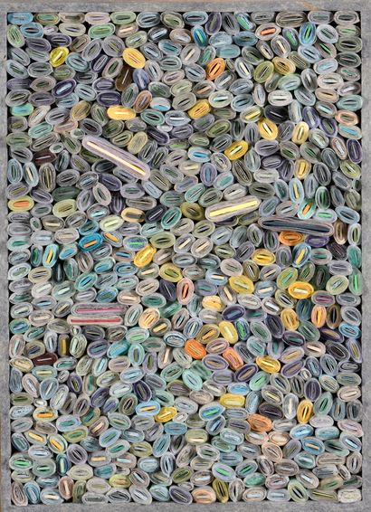 null KIM Ilhwa, born in 1967

Seed-Reel No. 4, 2016

mixed media of dyed rice paper,...